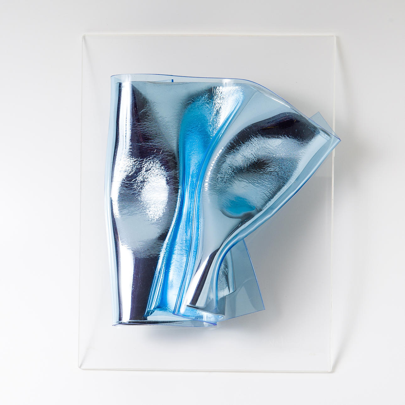 JAN NALIWAJKO. WALL SCULPTURE, plexiglass, signed.