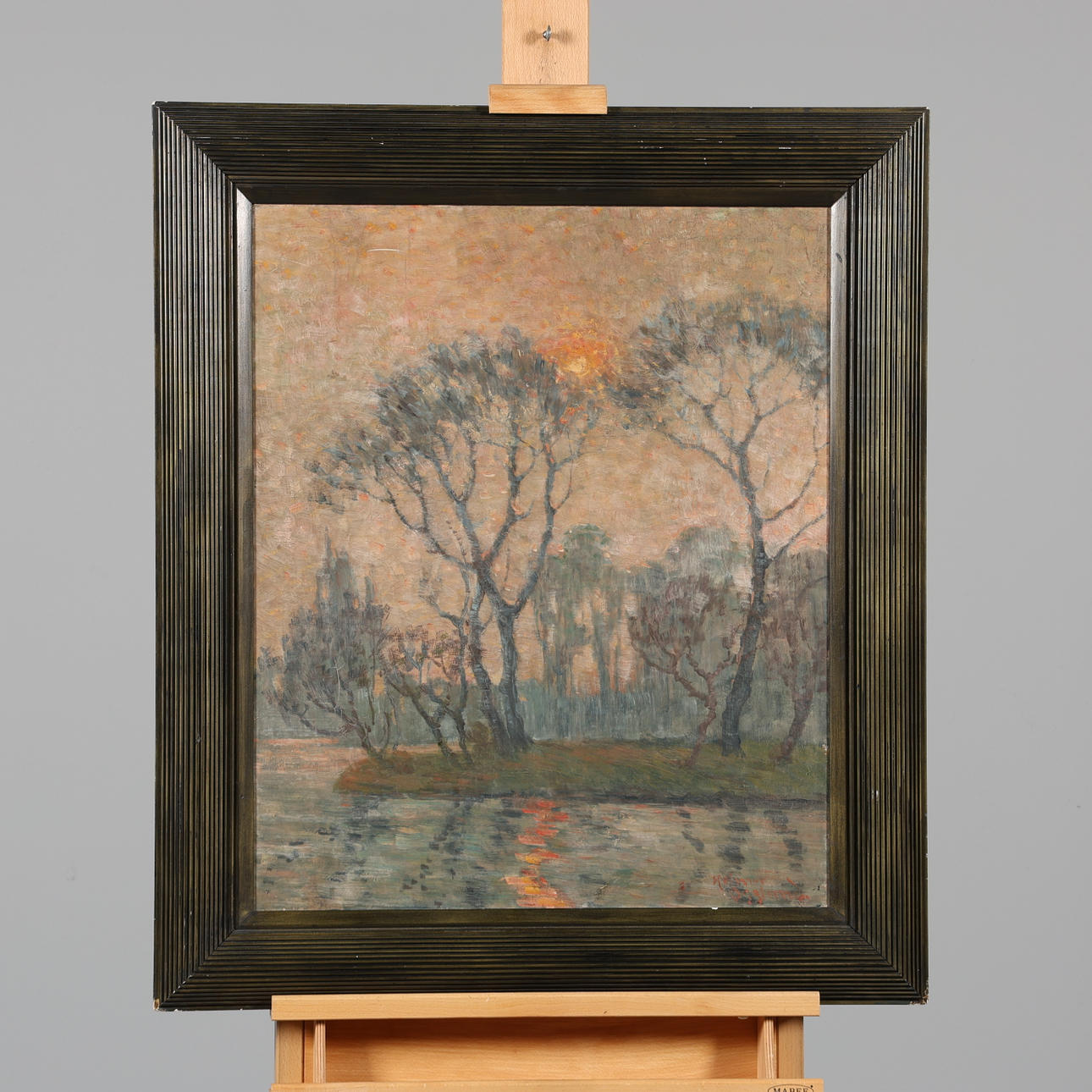 HELMER OSSLUND. ÓLEO SOBRE LIENZO, firmado.