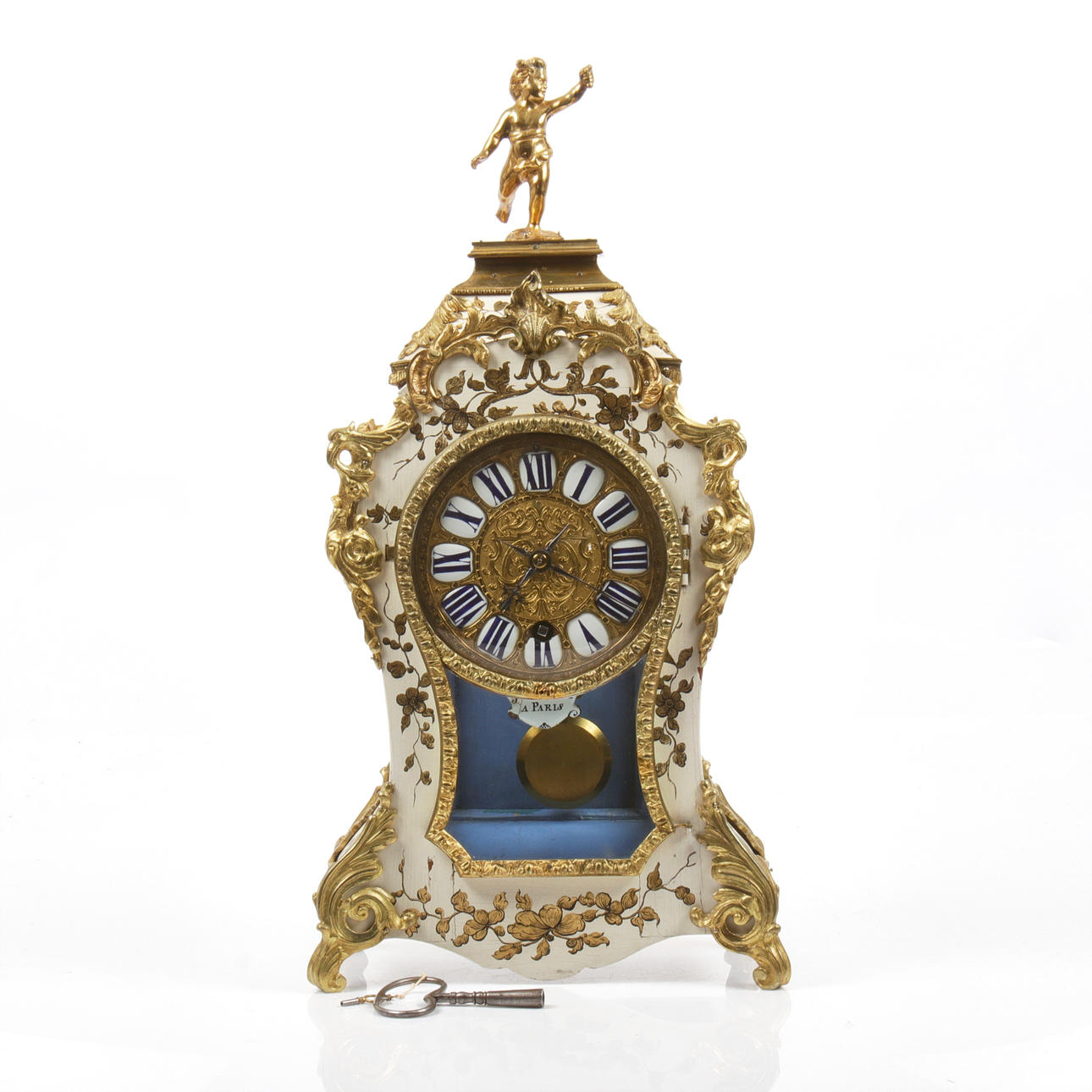 A table clock, Jean Jolly, Paris, Louis XIV, Paris, 16th/18th century.