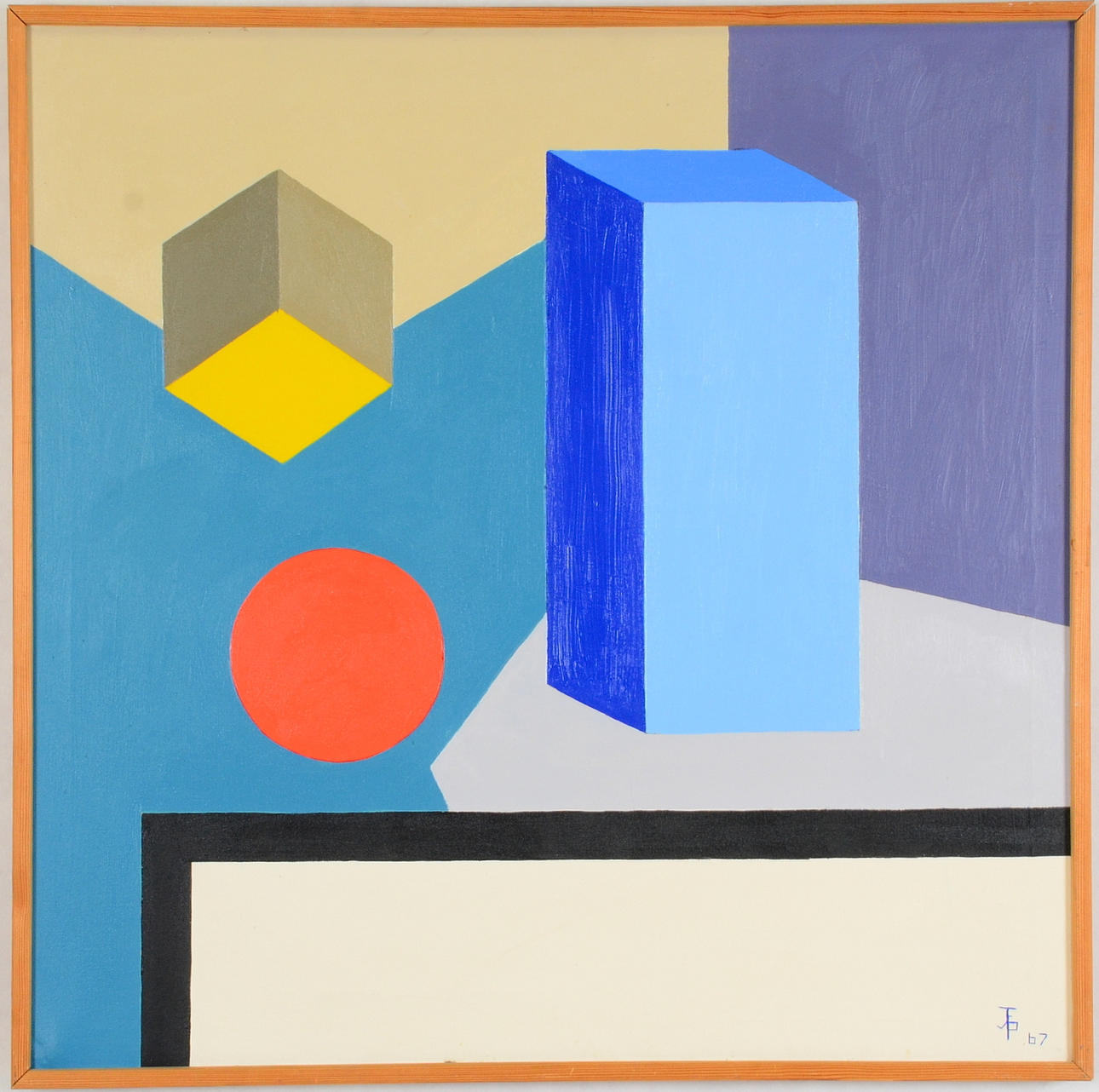 OIDENTIFIERAD KONSTNÄR. Olja på duk.