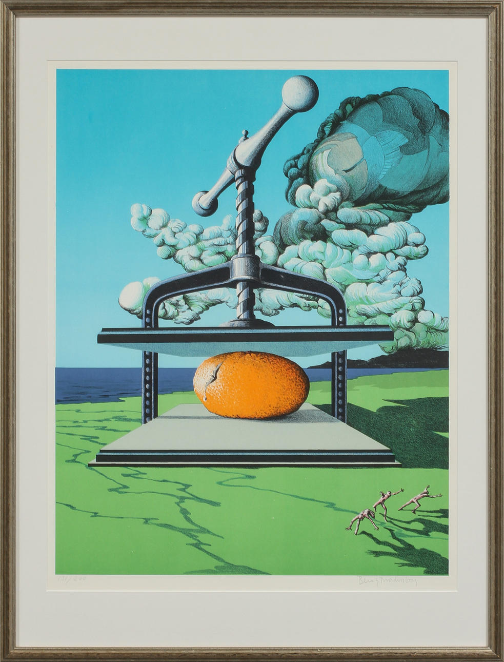 BENGT NORDENBORG. färglitografi, sign o numr 131/260.