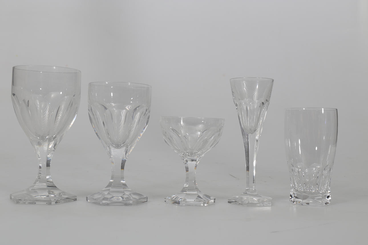 SERVIS, kristall, 40 stycken, Kosta.