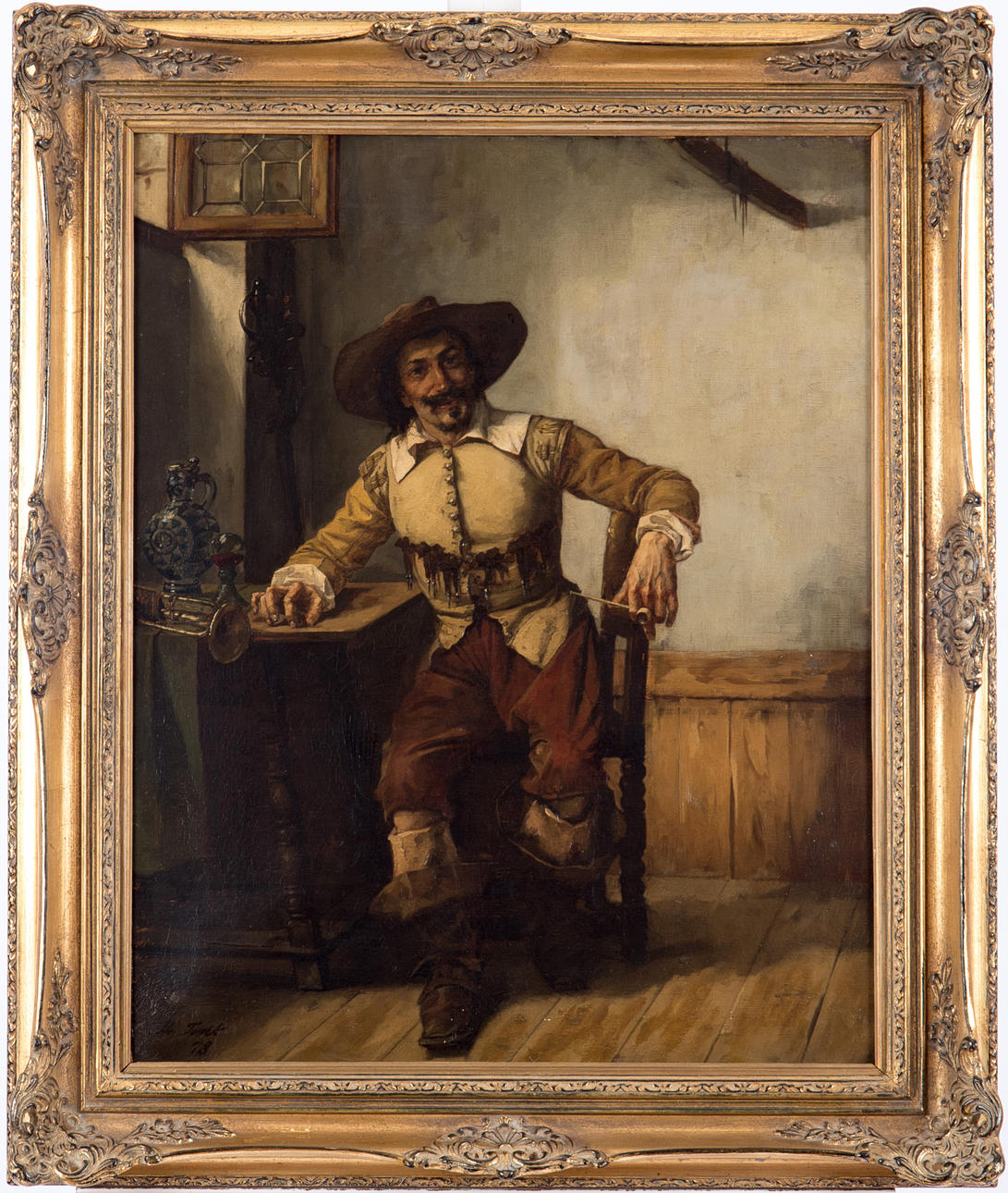 MAX TODT (1843- 1890). Der Landsknecht.