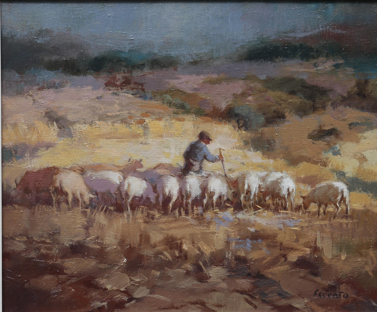 RUGGERO SERRATO. Landschaft.