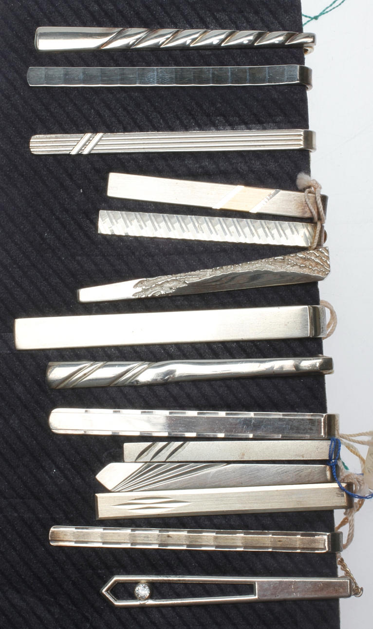 SLIPPSNÅLAR, 14 st, silver, New old stock.