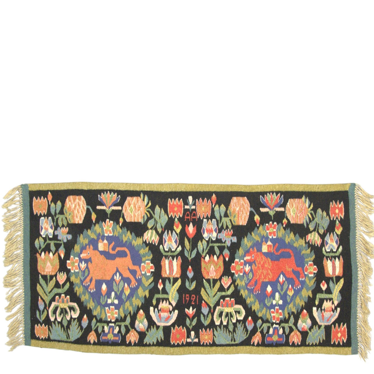 ASTRID ANDERSSON. Flamskväv, Skåne, signed AA 1921.