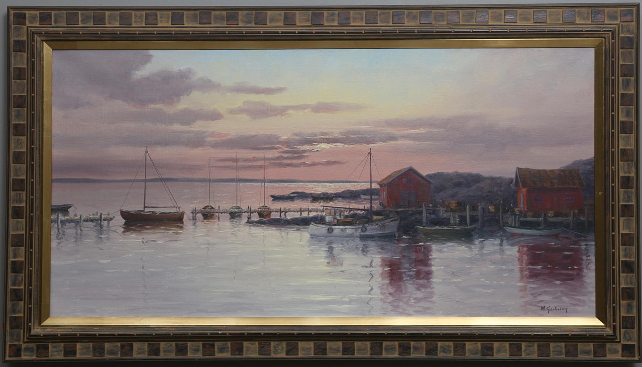 MÅRTEN GARBRING. Olja på duk, signerad.