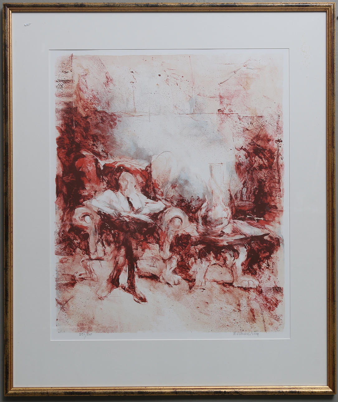 BERNDT WENNSTRÖM. Färglitografi, signerad och numrerad 251/260.