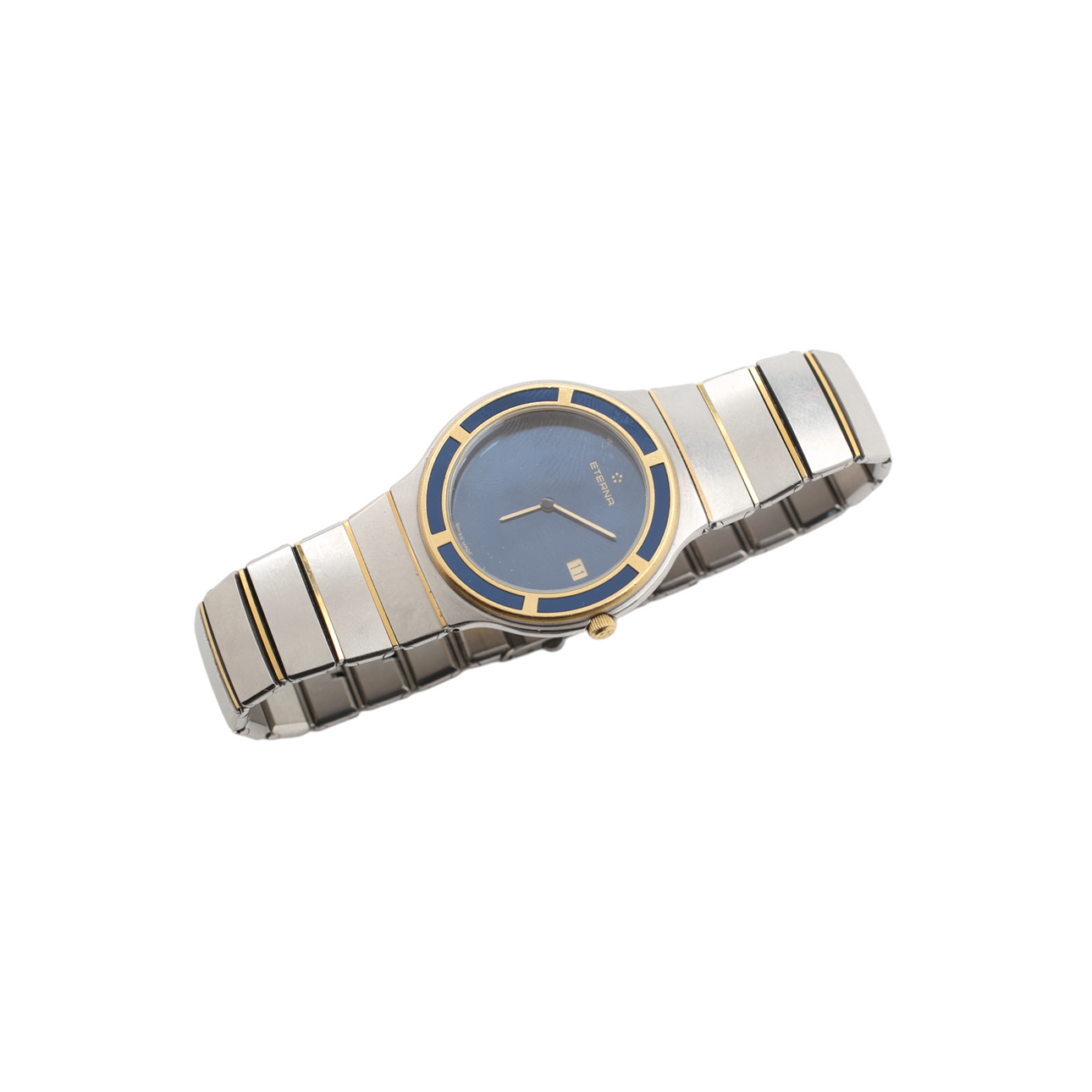 A late 20th century quartz Eterna Galaxis wristwatch.