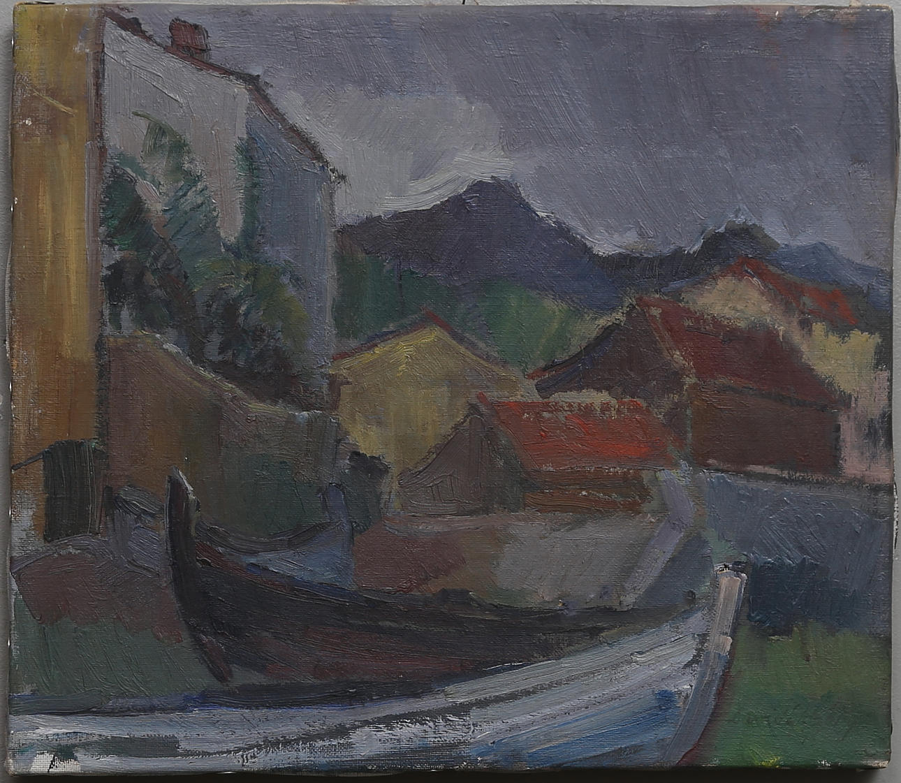 DAVID EKBERG. Olja på duk, signerad och daterad -48.