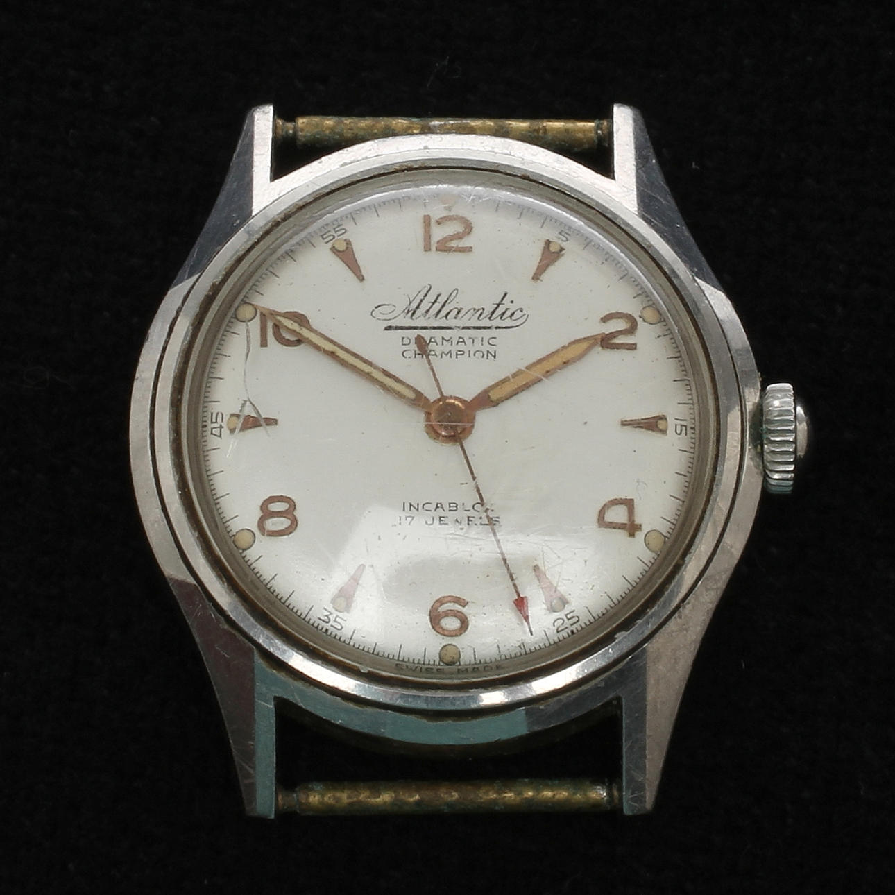 HERRARMBANDSUR, Atlantic, Duamatic Champion, stålboett.