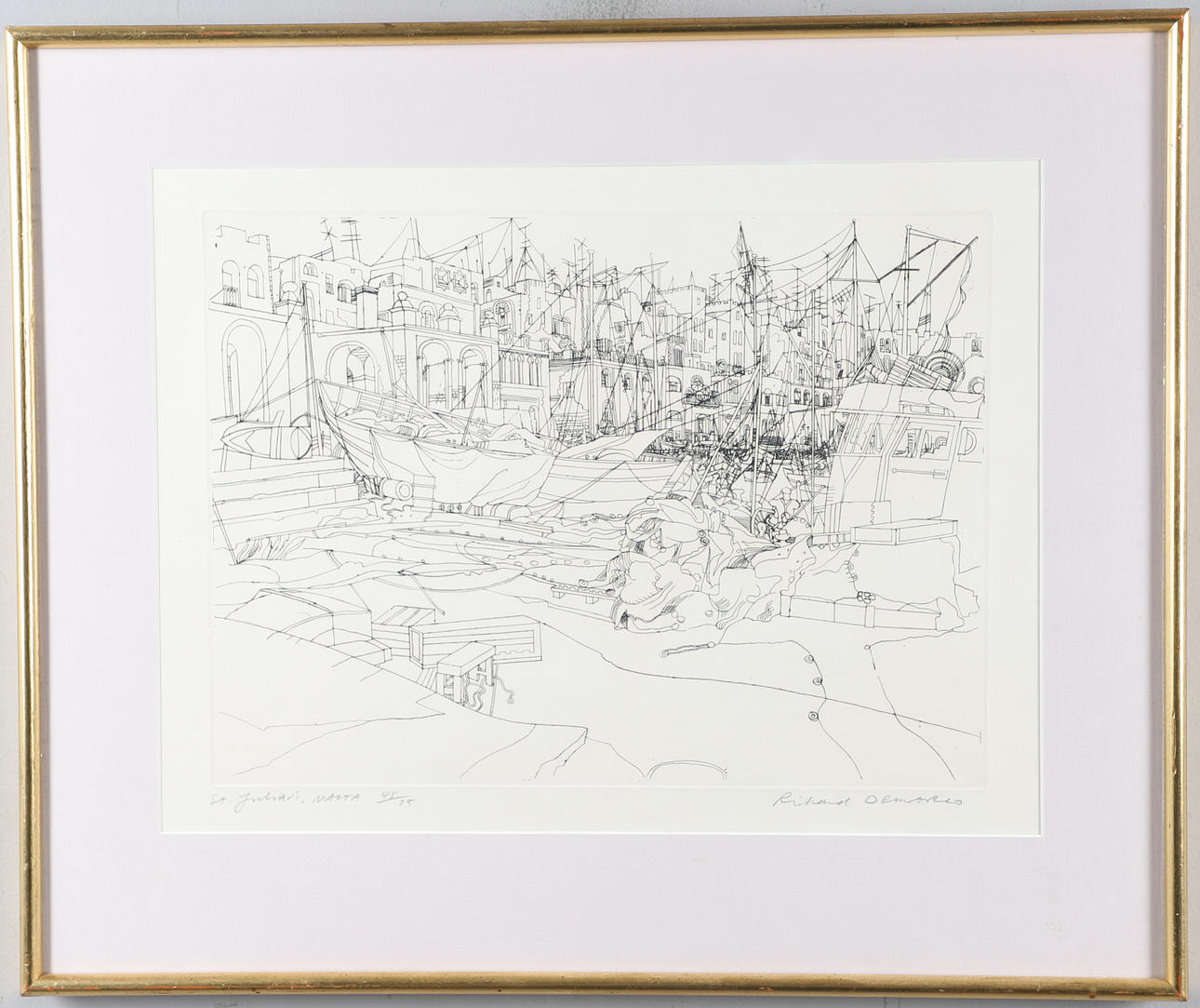 RICHARD DEMARCO, CBE (B.1930). ST. JULIANI, MALTA.