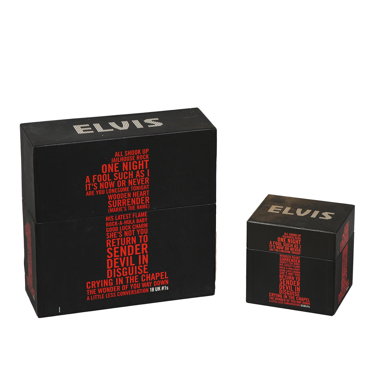 ELVIS PRESLEY UK #1 SINGLES BOX SETS (2).