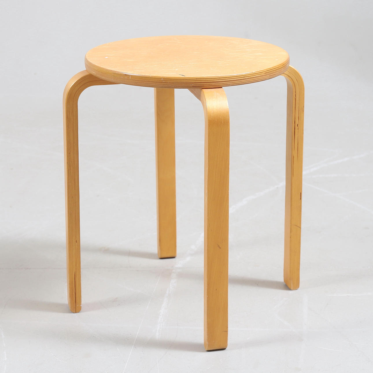 A stool, birch, “Frosta”, Ikea.