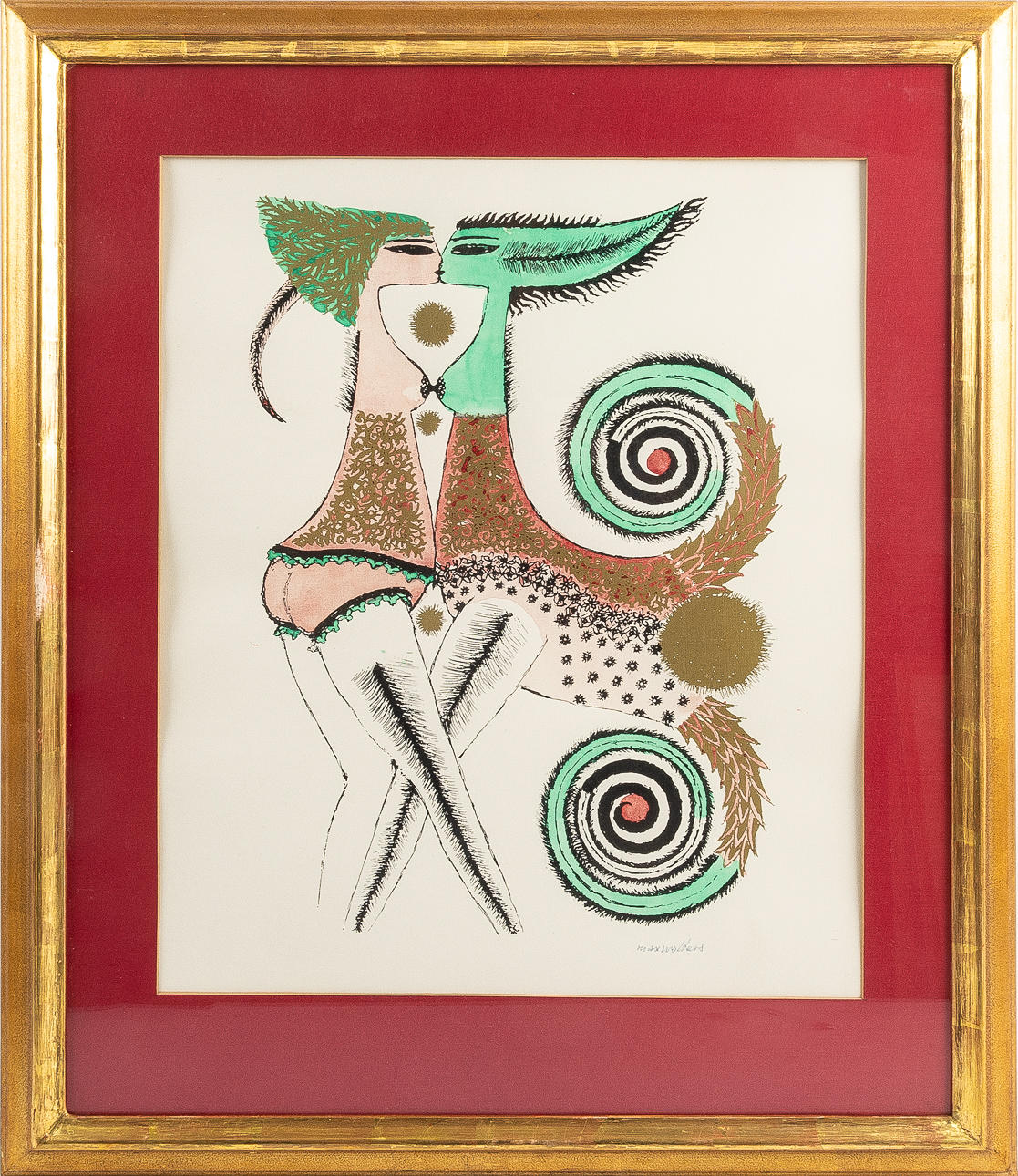 MAX WALTER SVANBERG. Composition, mixed media.