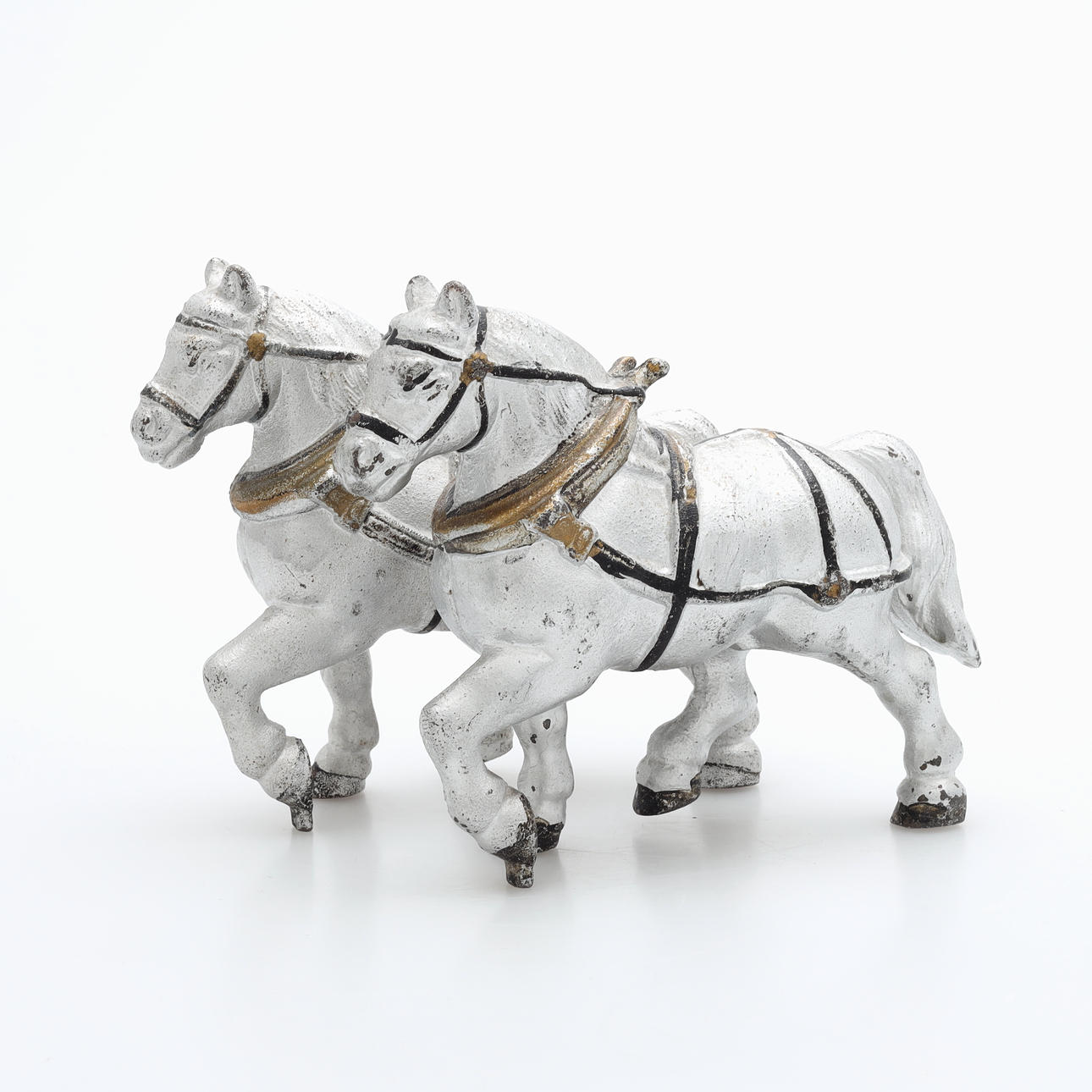 ARBETSHÄSTAR, 1 par, järn.