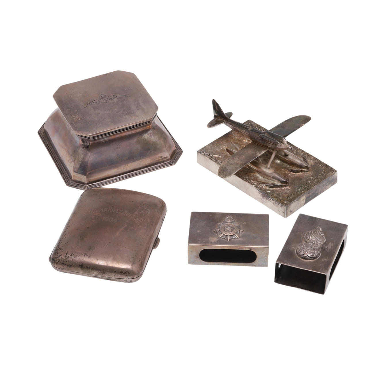 MILITARY & POLICE RELATED SILVER. Silver & Metals - Silver - Auctionet
