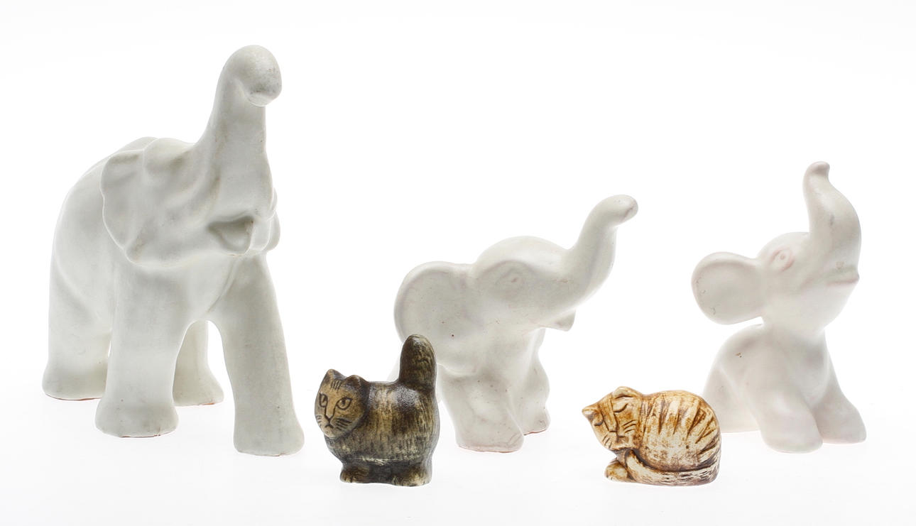 FIGURINER, 5st, bland annat Lisa Larson.