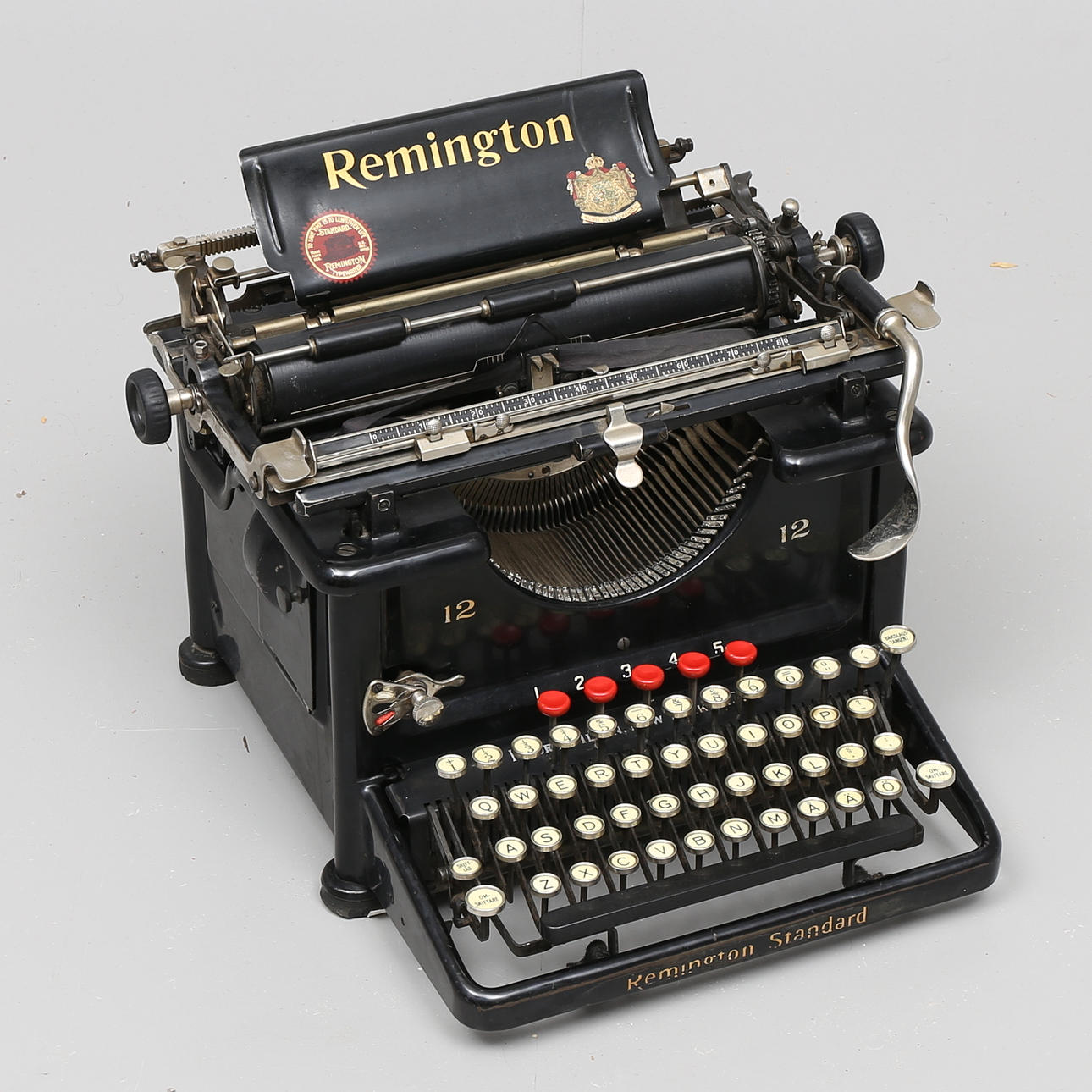 SKRIVMASKIN, Remington Standard, 1900-talets första kvartal.