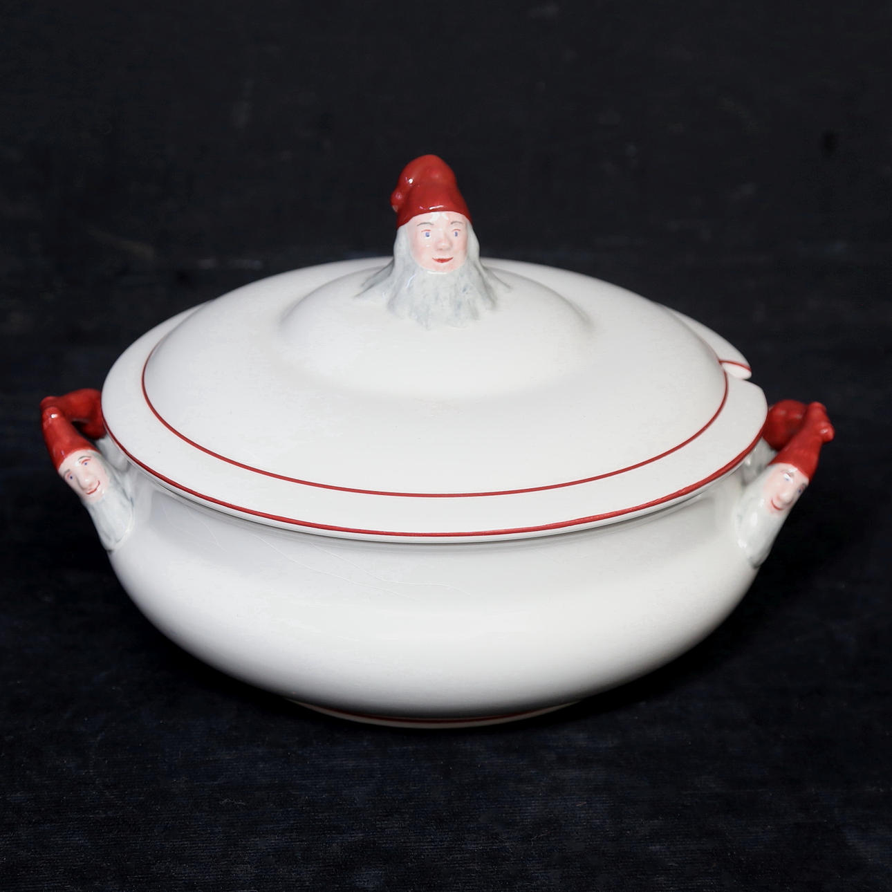 TERRIN, porslin, "Herrgårdsjul" Rörstrand.