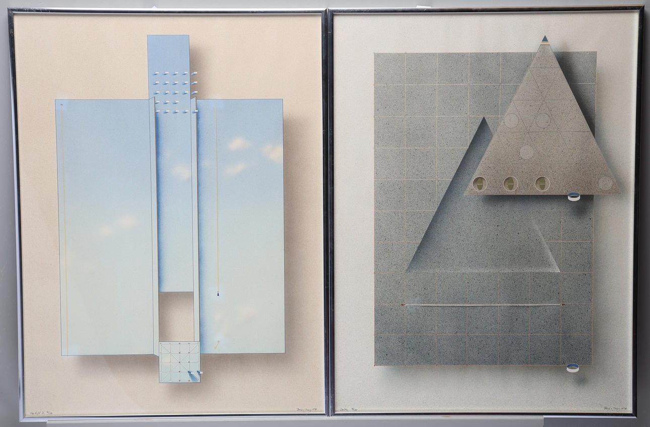 BECK & JUNG. 2 lithographs, signed, numbered 46/150, dated 1978.
