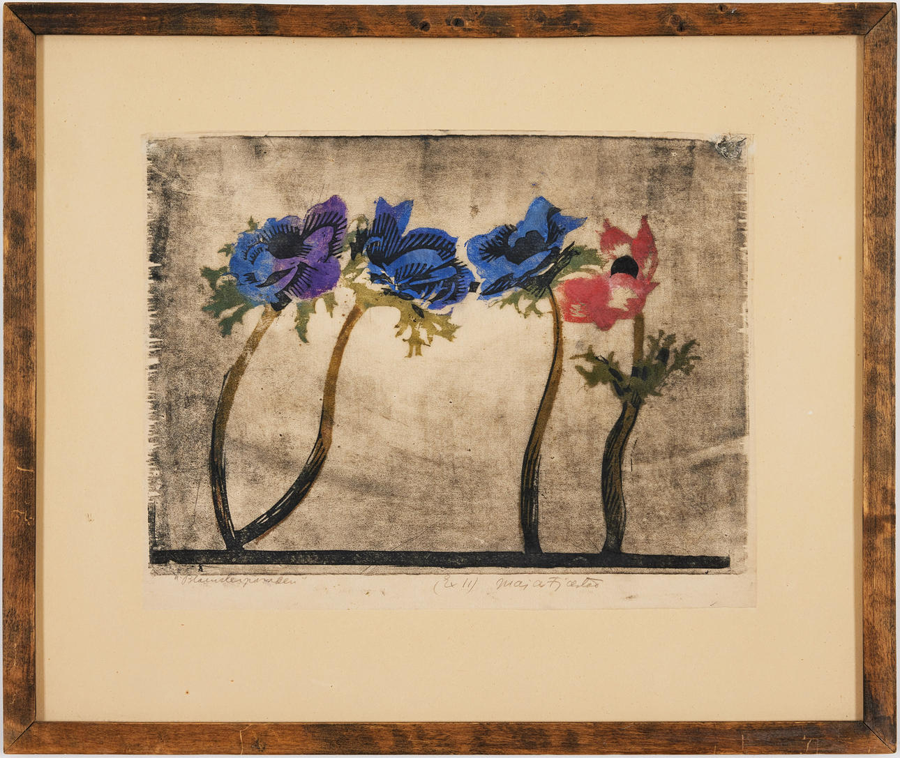 MAJA FJAESTAD. „Blumenparade“ (Anemonen).