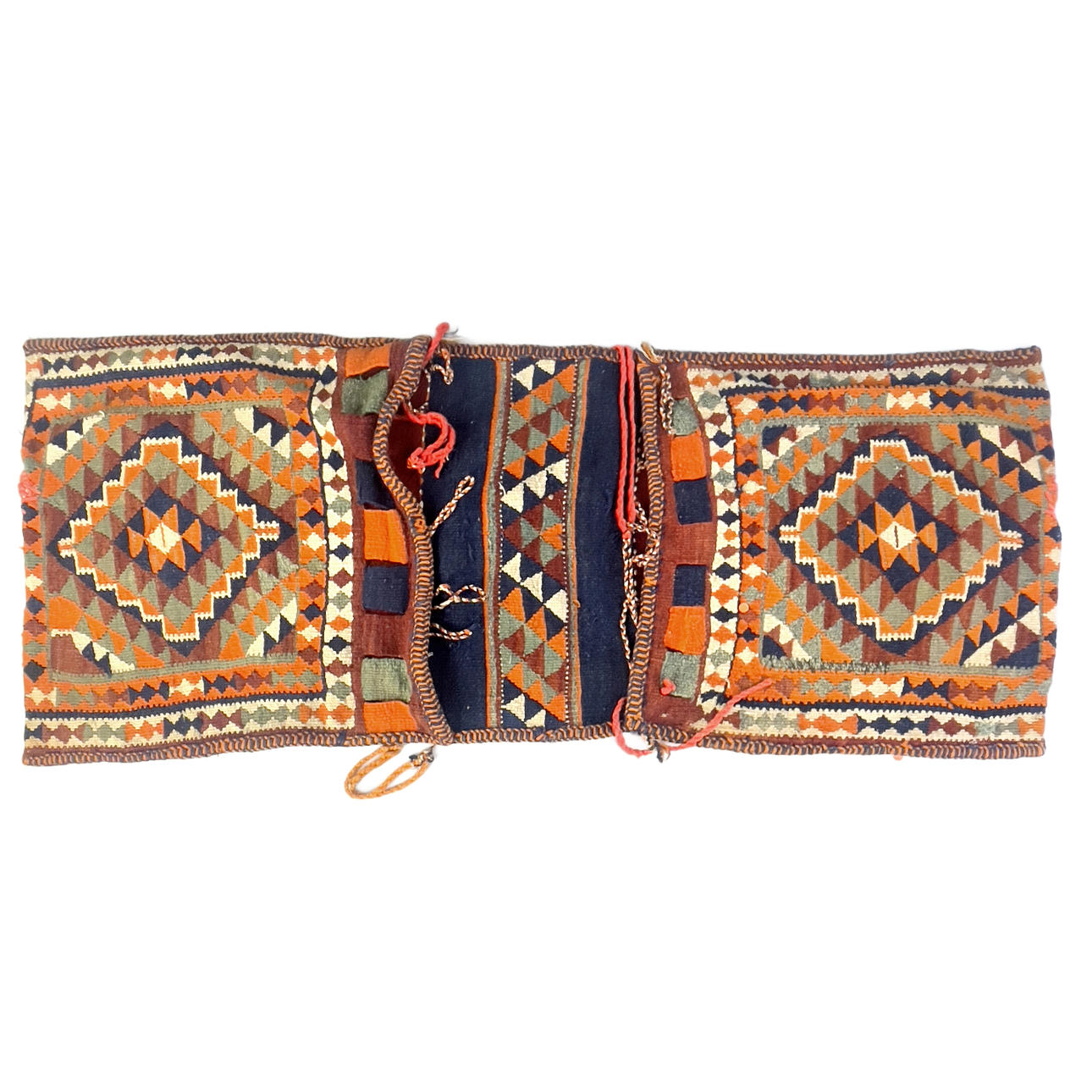 CAMEL SADDLE BAG, WOOL.