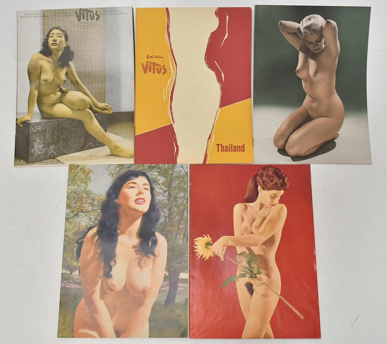 Aktstudier, VITUS. . 10 nr 1950-tal.