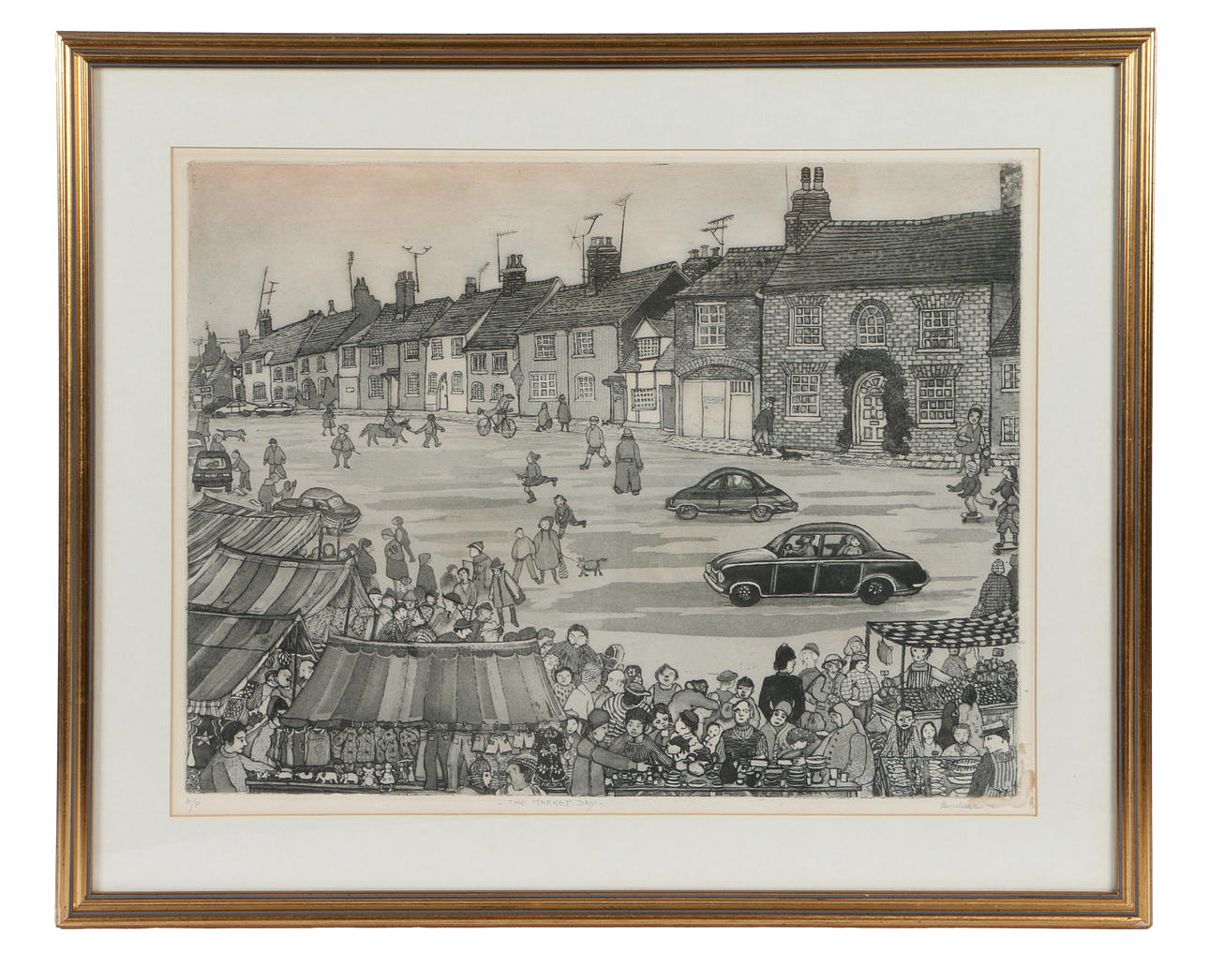 DOROTHY BORDASS (1905-1992) „DER MARKTTAG“.