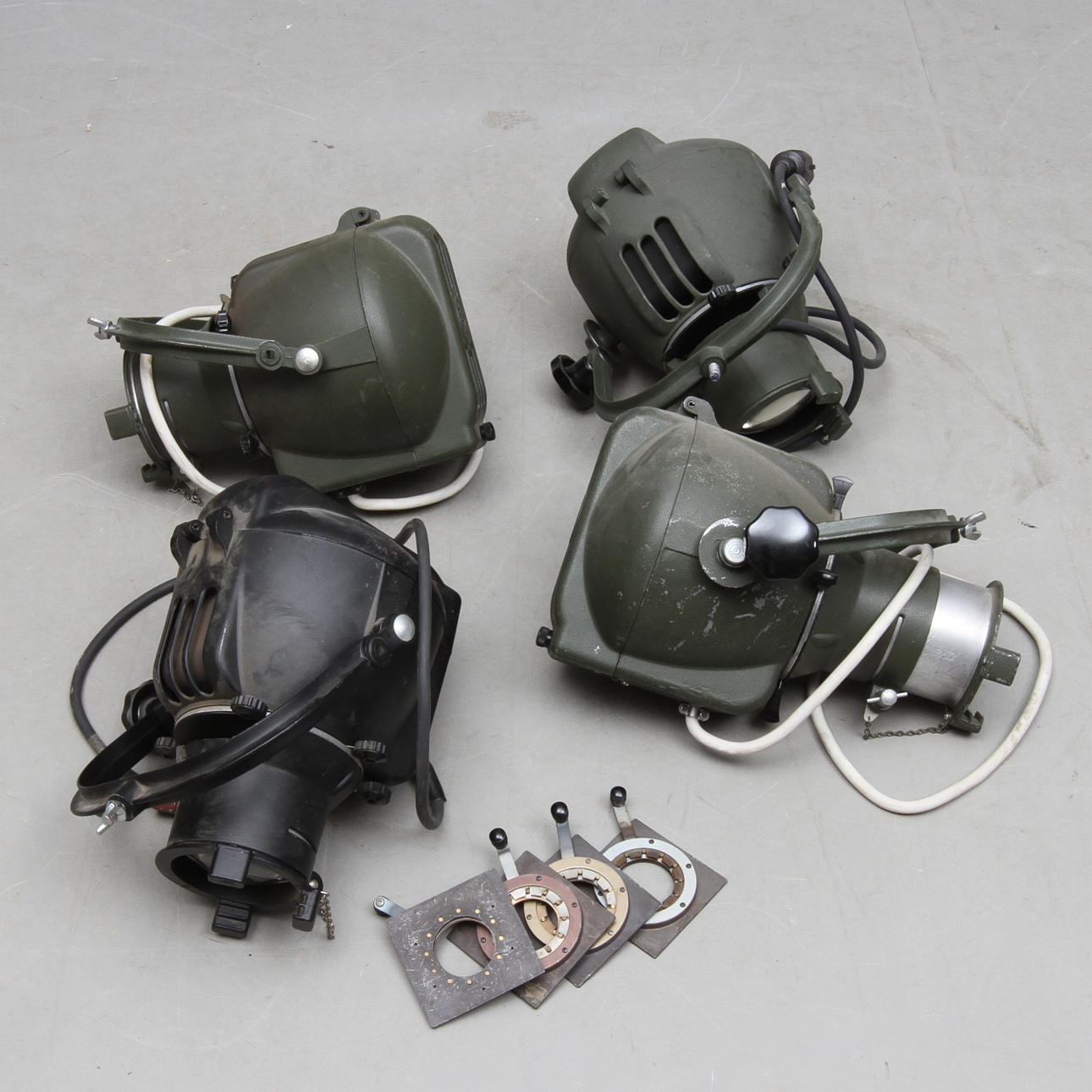 STRÅLKASTARE, 4 st, Strand Electric, England.