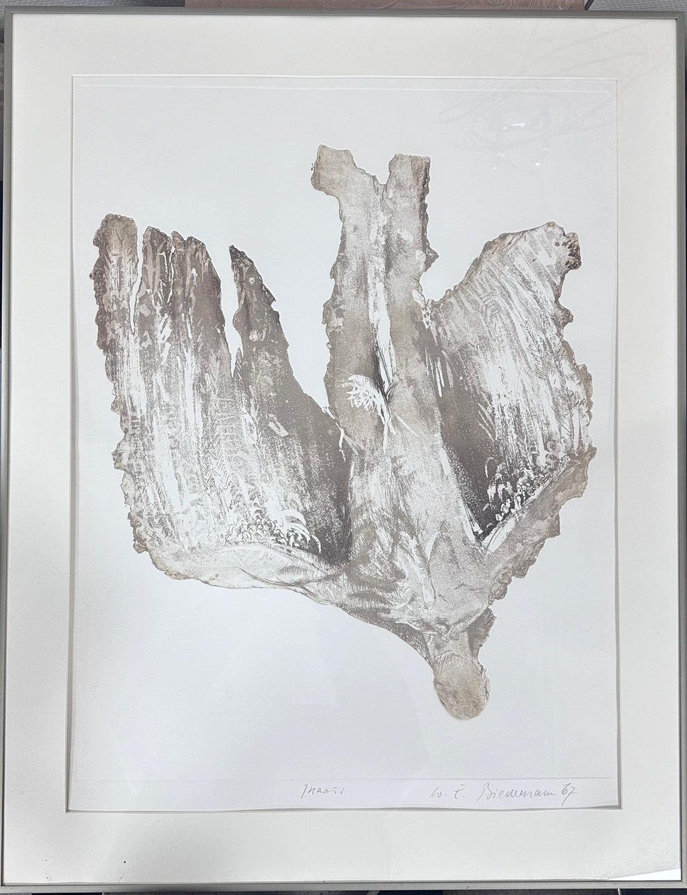 WOLFGANG E. BIEDERMANN. Litografía en color.