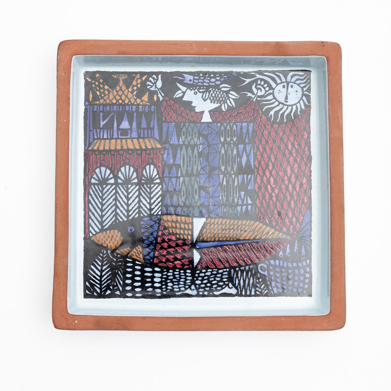 STIG LINDBERG, an earthenware ashtray, Gustavsberg.