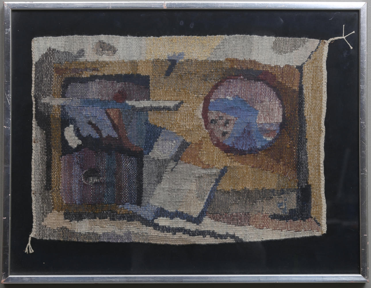 GUNNAR JANSER. "Fågelholken". Textiltavla, signerad och daterad a tergo 1978.