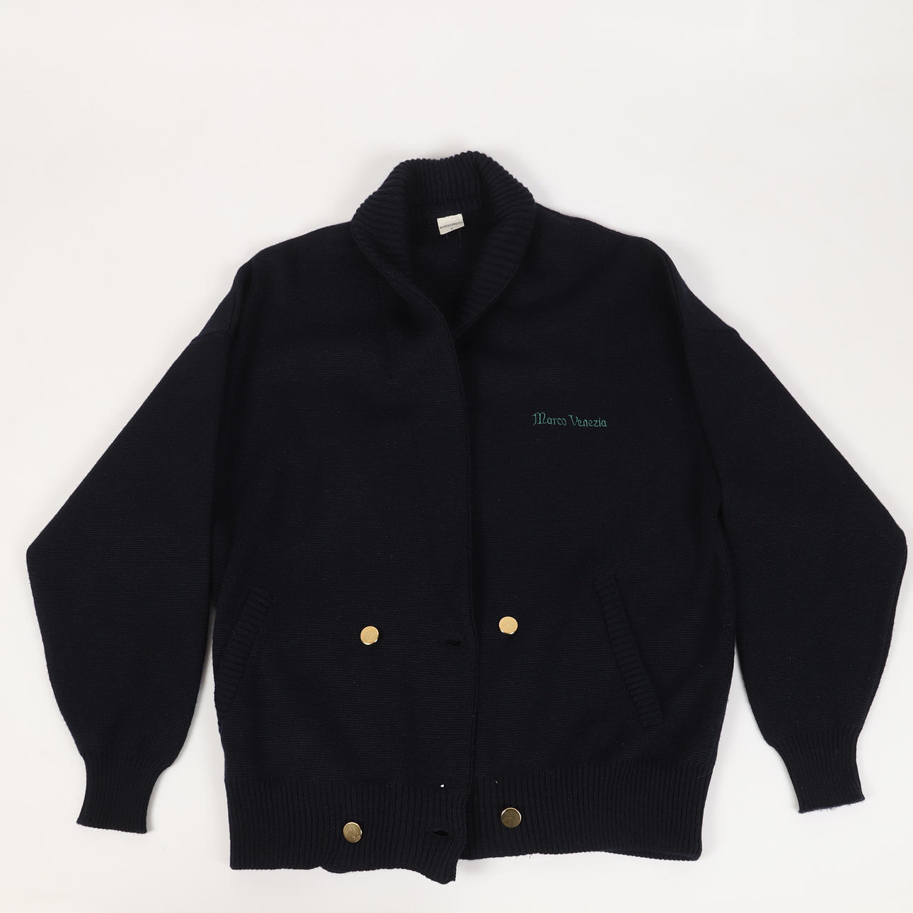 HERRKOFTA, stickad ullblandning, Marco Venezia.