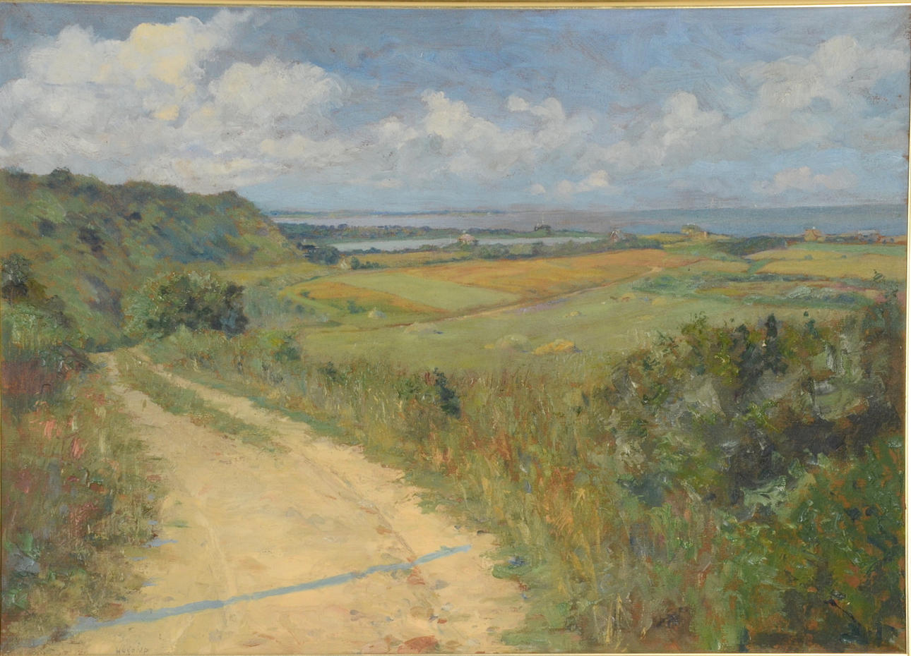 HUGO VILFRED PEDERSEN. Olja på duk.