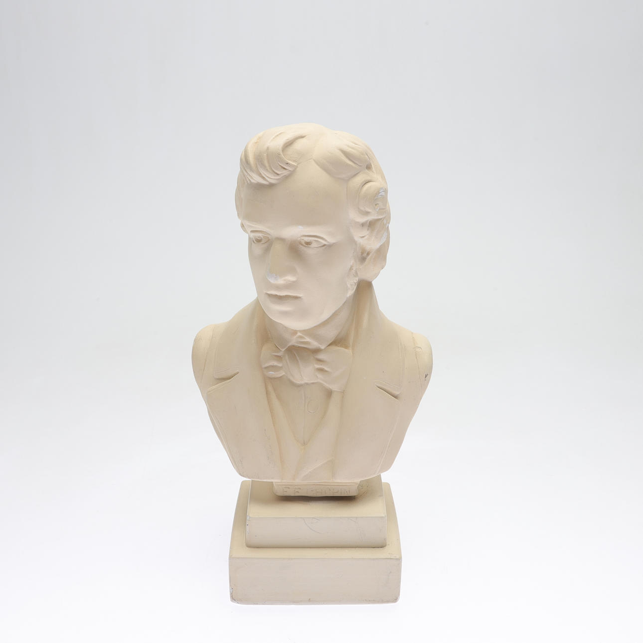 BUSTO, Frédéric Chopin, yeso pintado.