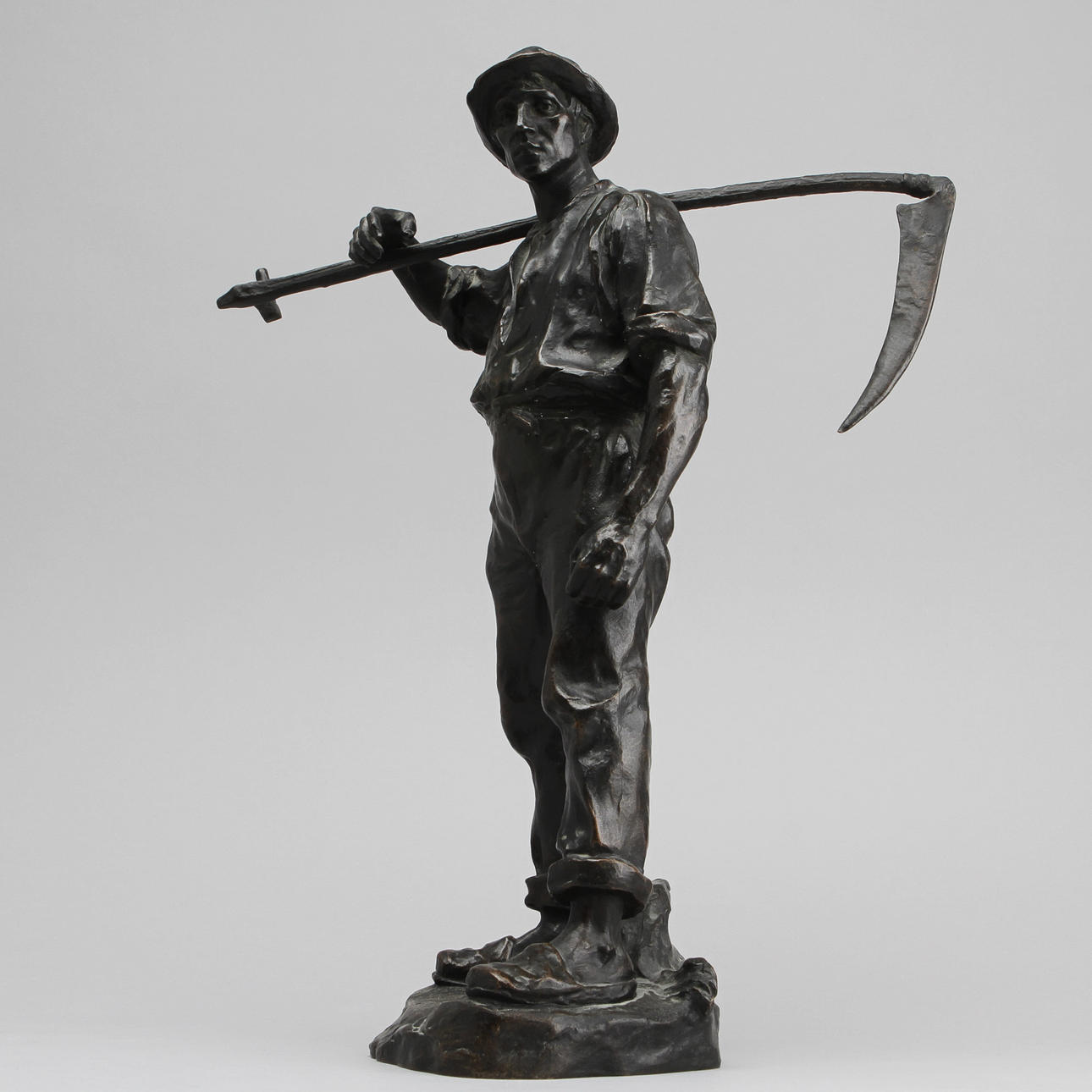 HANS MÜLLER. Skulptur, brons, signerad.