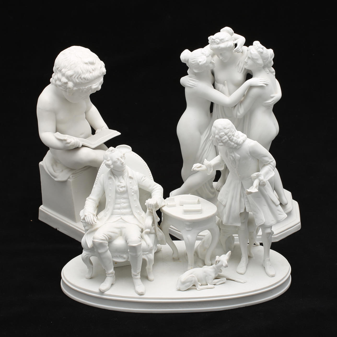 FIGURINER, 3 st, parianer.