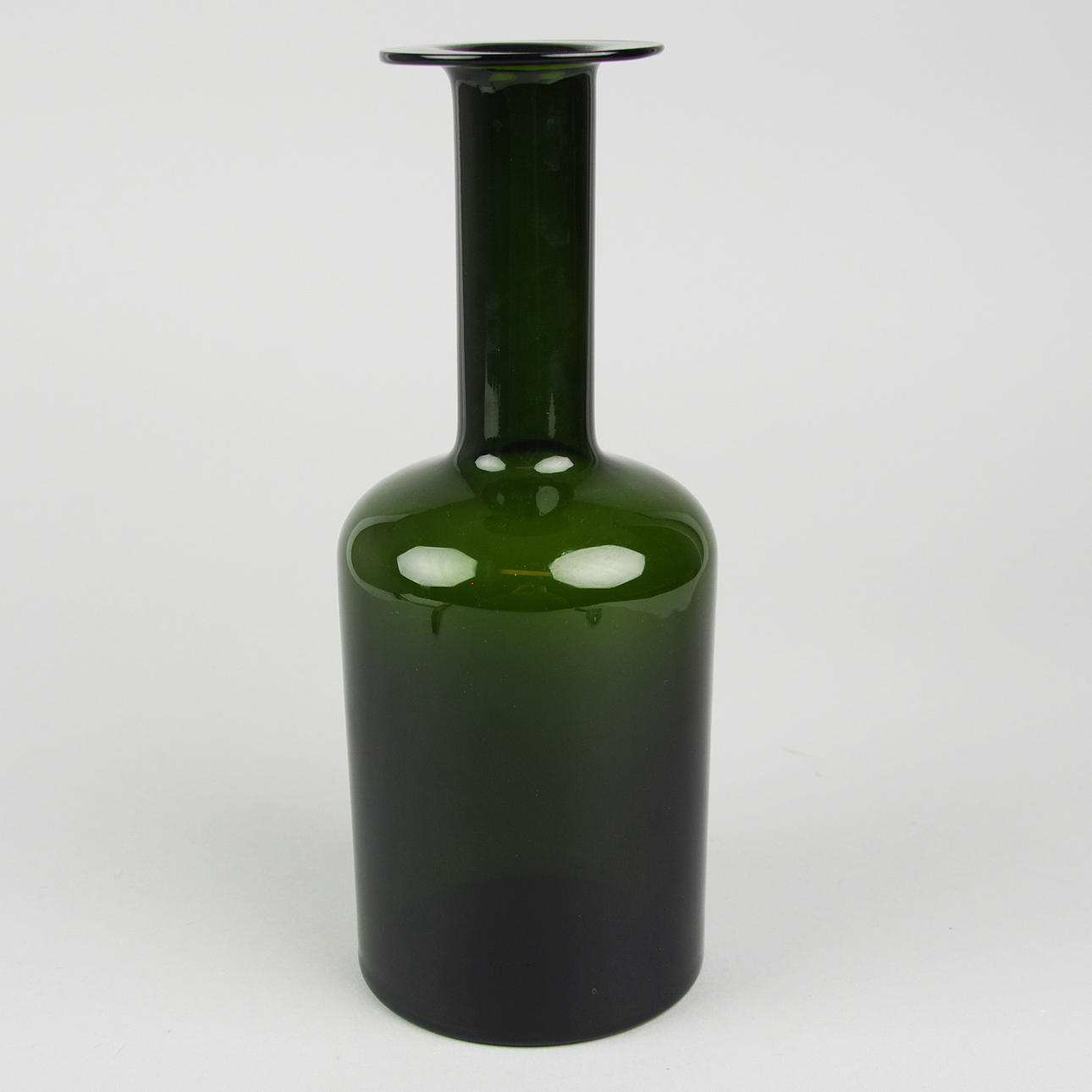 VAS, grönt glas, Otto Bauer, Kastrup Holmegaard.