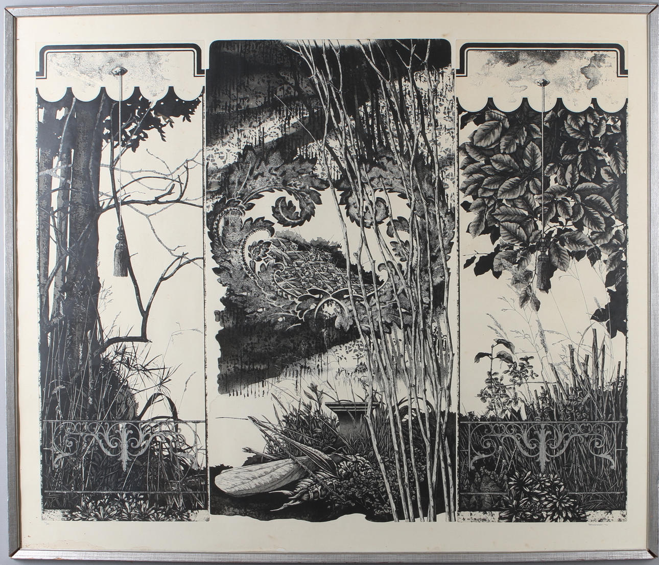 PER SVENSSON. Komposition, grafiskt blad, signerad, daterad -76 samt numrerad 73/100.