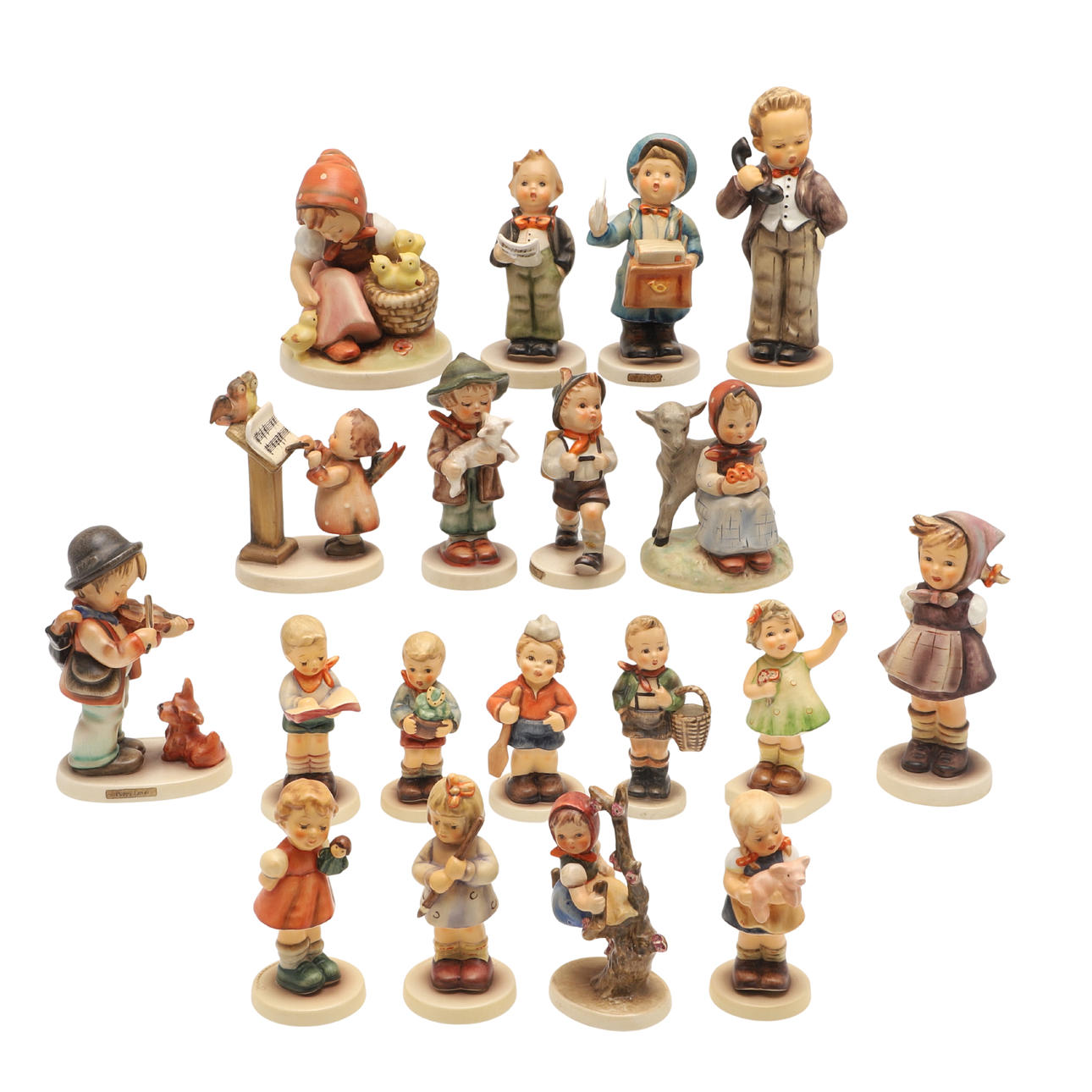 SAMMLUNG VON HUMMEL-FIGUREN.