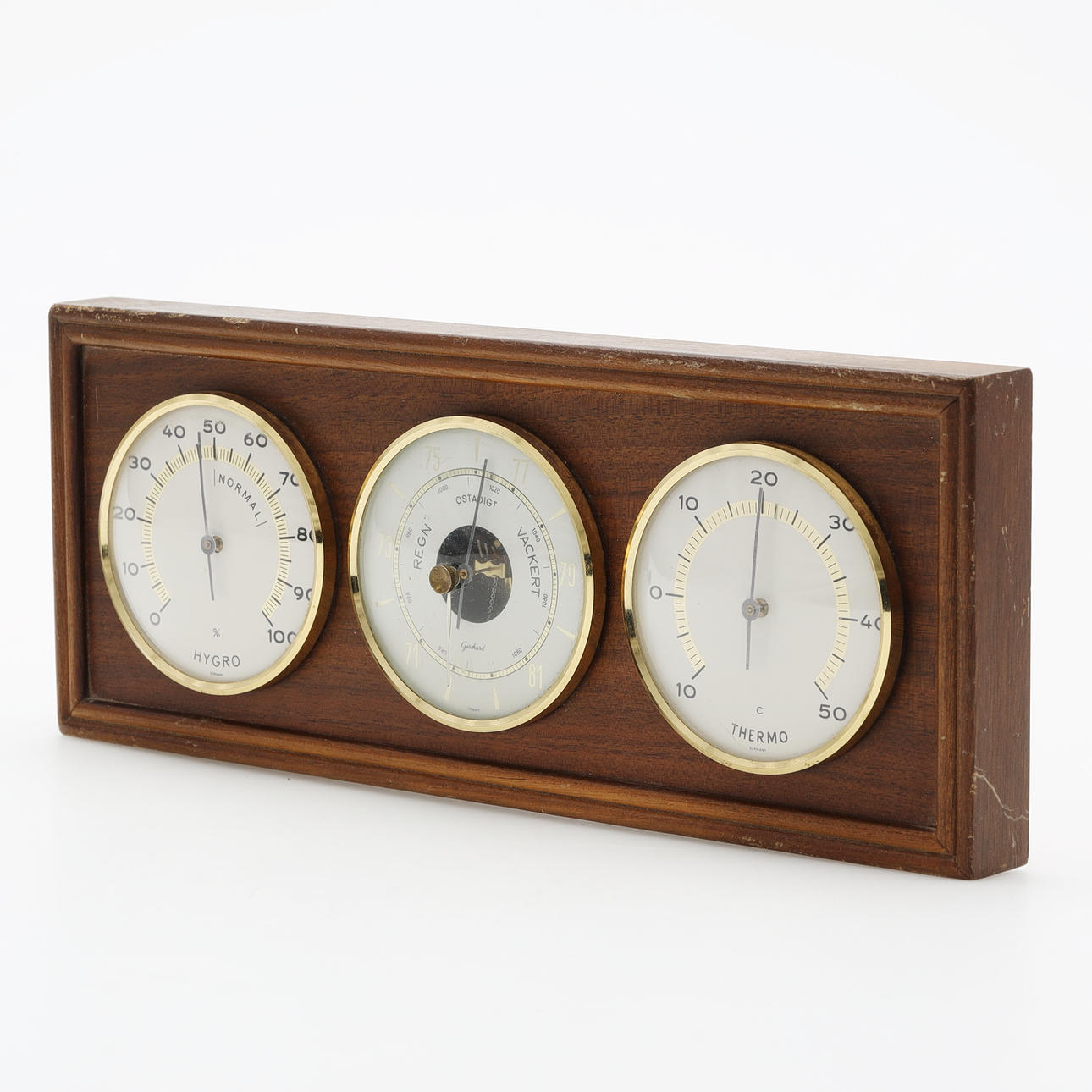 BAROMETER, TERMOMETER OCH HYGROMETER, 1900-TAL, Gischard.