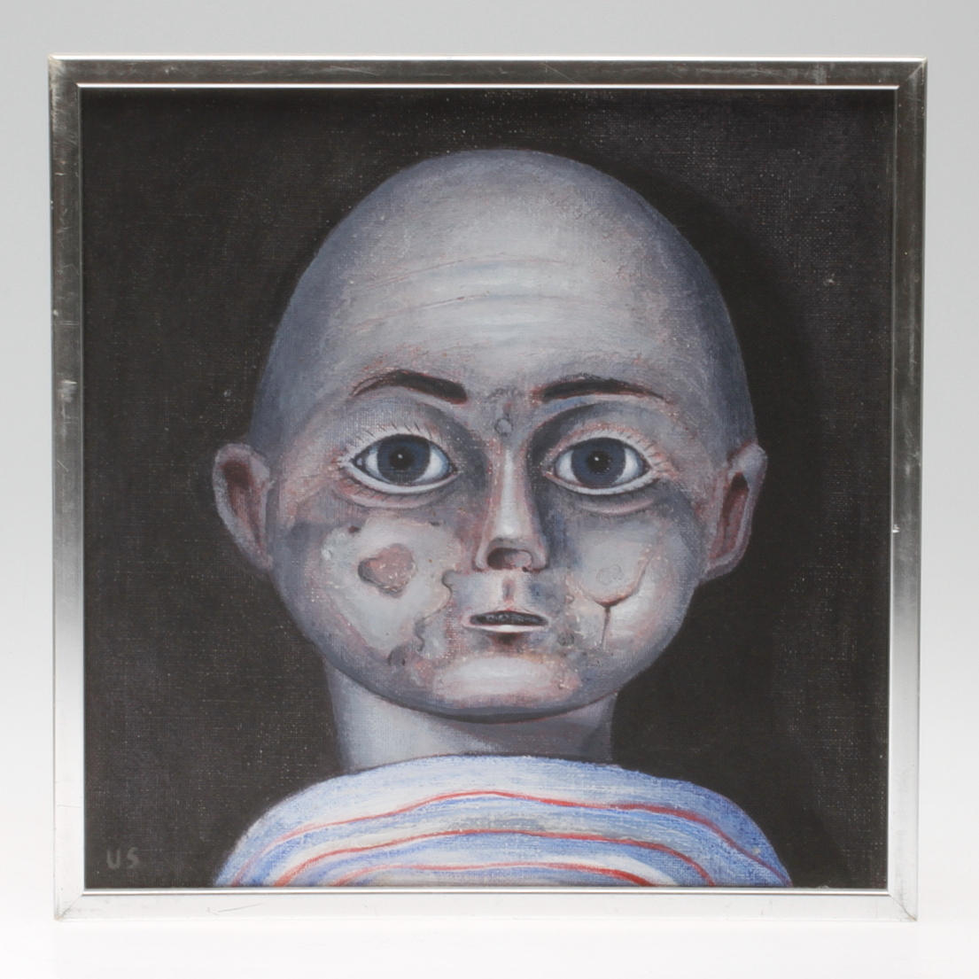 UNO SVENSSON. akryl på duk, signerad US.