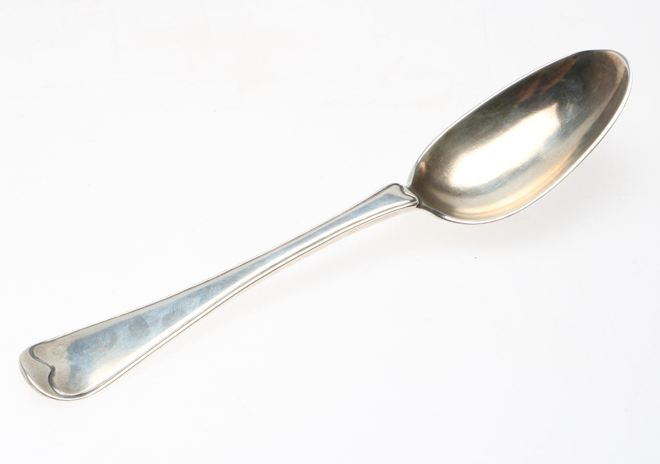 MATSKED, silver, Johan Petter Britt, Kalmar, 1785.