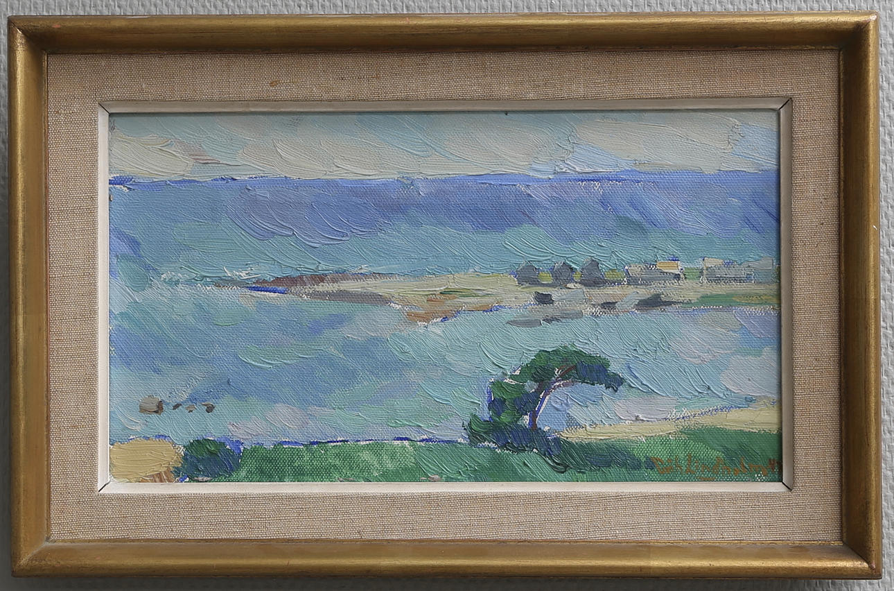 ERIK LINDHOLM. Olja på duk, signerad och daterad 47.