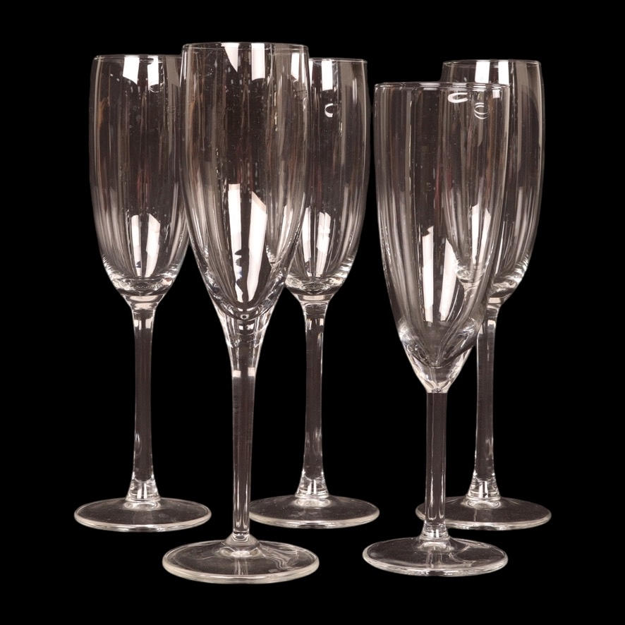 COPAS DE CHAMPÁN 5 piezas, Essence, Ittala.