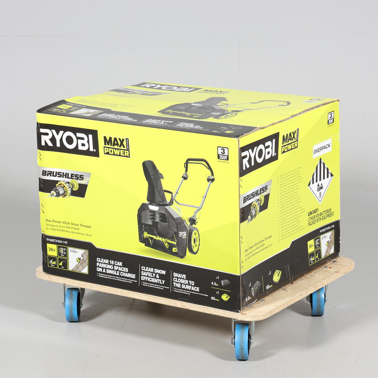 SNOWBLOWER, Ryobi RY36STX45A-140.