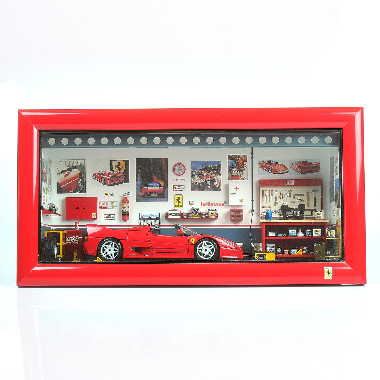 DIORAMA, Ferrari F50, Ferret's Mini Model, 1:18 scale. Toys - Toys