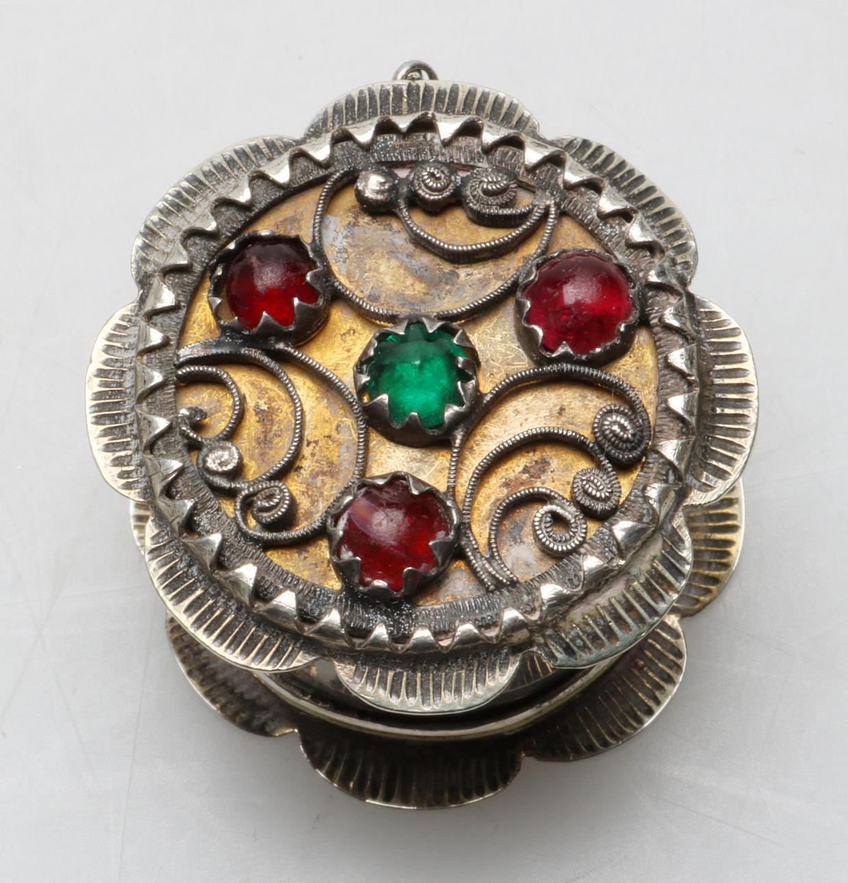 LUKTDOSA, silver, Carl Fredrik Lilja, Karlskrona, 1800-talets första hälft.