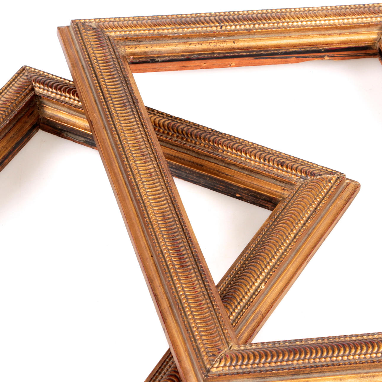 TAVEL/SPEGELRAMAR, 1 par, pyramidmahogny, 18/1900-tal.